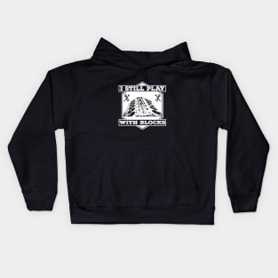 I Still Play With Blocks Racing Mechanic Gear Mens & Tuner Kids Hoodie